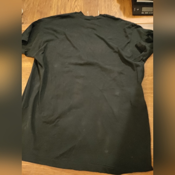 Vintage 80s Elvis Presley Gold Suit Black T-shirt Single Stitch Mens 3XL Glitter - Picture 9 of 9